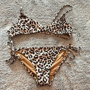 J.Crew Cheetah Bikini